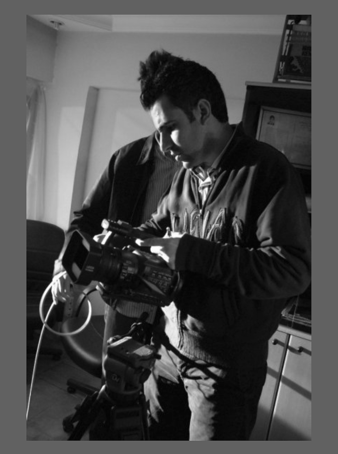 Ibrahim with Camera